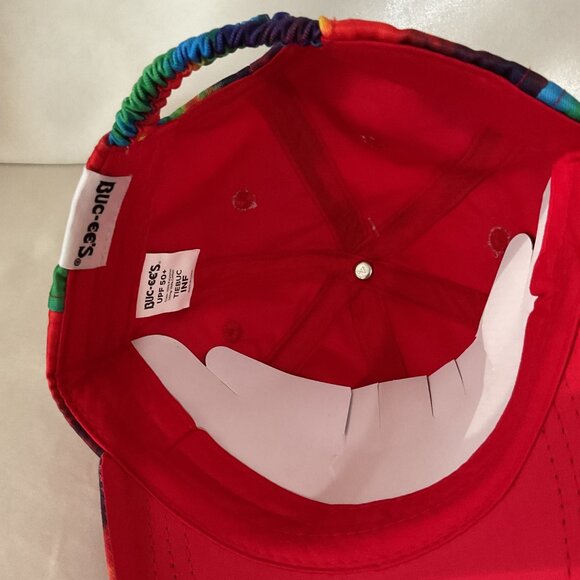 Infant  Tie-Dye Buc-ees Adjustable Baseball Cap With Peace Heart Beaver Embroid - Picture 3 of 4